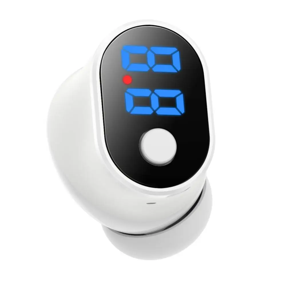 

Digital Display Sport Headphone Sports Headphones Waterproof Business Headset Single-ear Business Earphones Bass Headset Mini