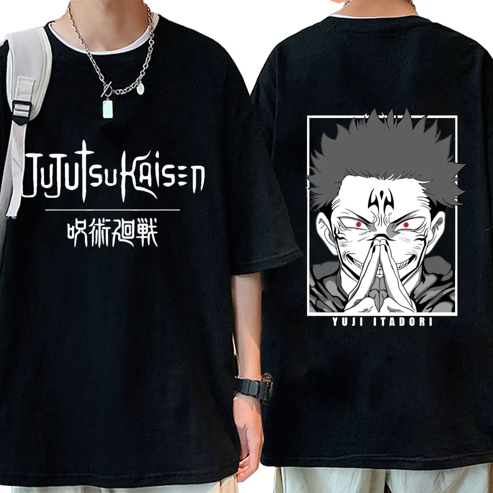 

Anime Jujutsu Kaisen T Shirt Manga Ryomen Sukuna Graphic T-shirts Men Women Harajuku Summer Cotton Oversized T-shirt Streetwear