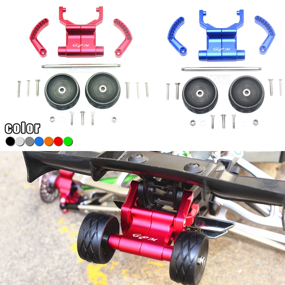 

GPM TRAXXAS 1/10 E-REVO 2.0 86086-4 E-REVO 56087-1 Monster Truck Metal angle anti-tipping double rollers 5th tires head-up tire