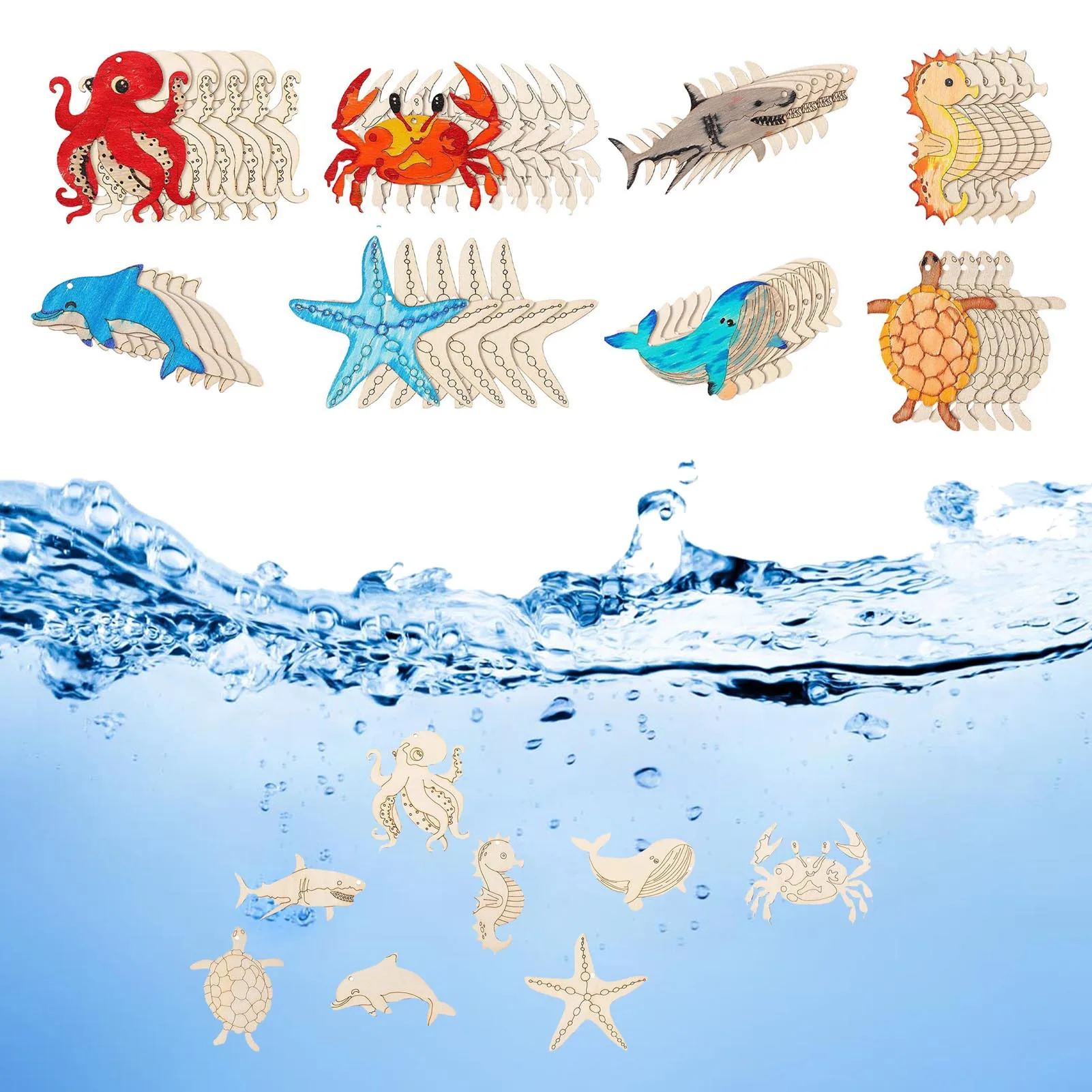 

40 шт., деревянные резаки для резки животных, толщина 3 мм