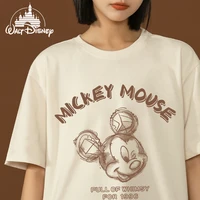 disney mickey mouse t shirt women harajuku kawaii lovely cartoon female printed tshirt 2022 summer cute casual oversize y2k