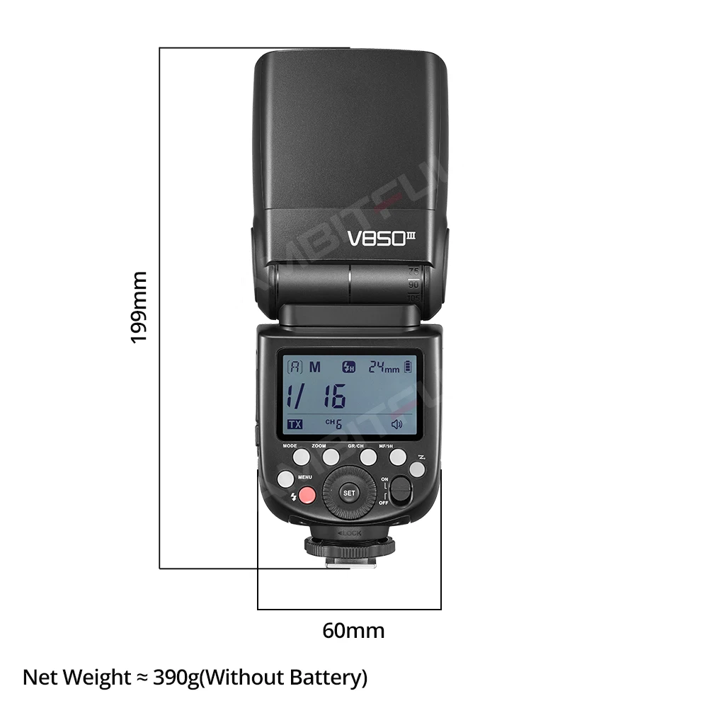 Беспроводная вспышка Godox 76 Вт GN60 V850III 2 4G X System Speedlite со встроенным литий-ионным