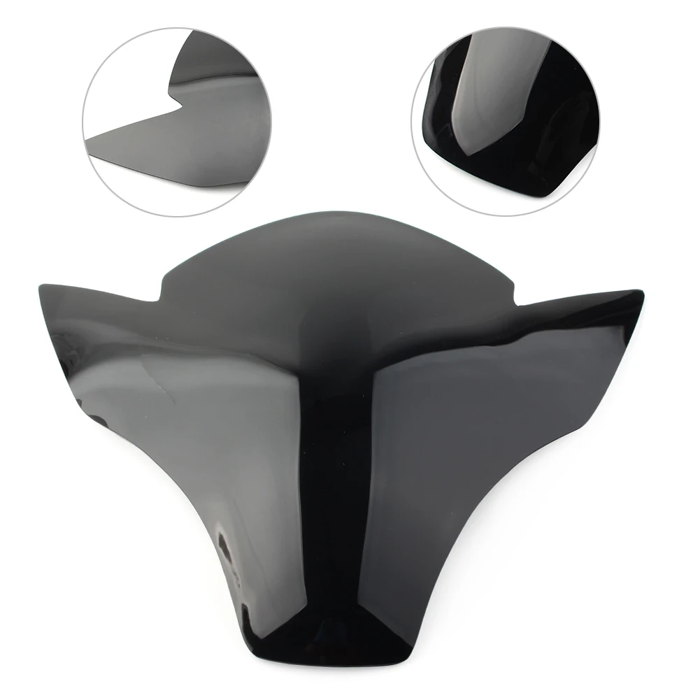 

Motorbike Headlight Lamp Lens Cover Protector Shield For Suzuki GSXR600 GSXR750 2006-2007 Black ABS Plastic