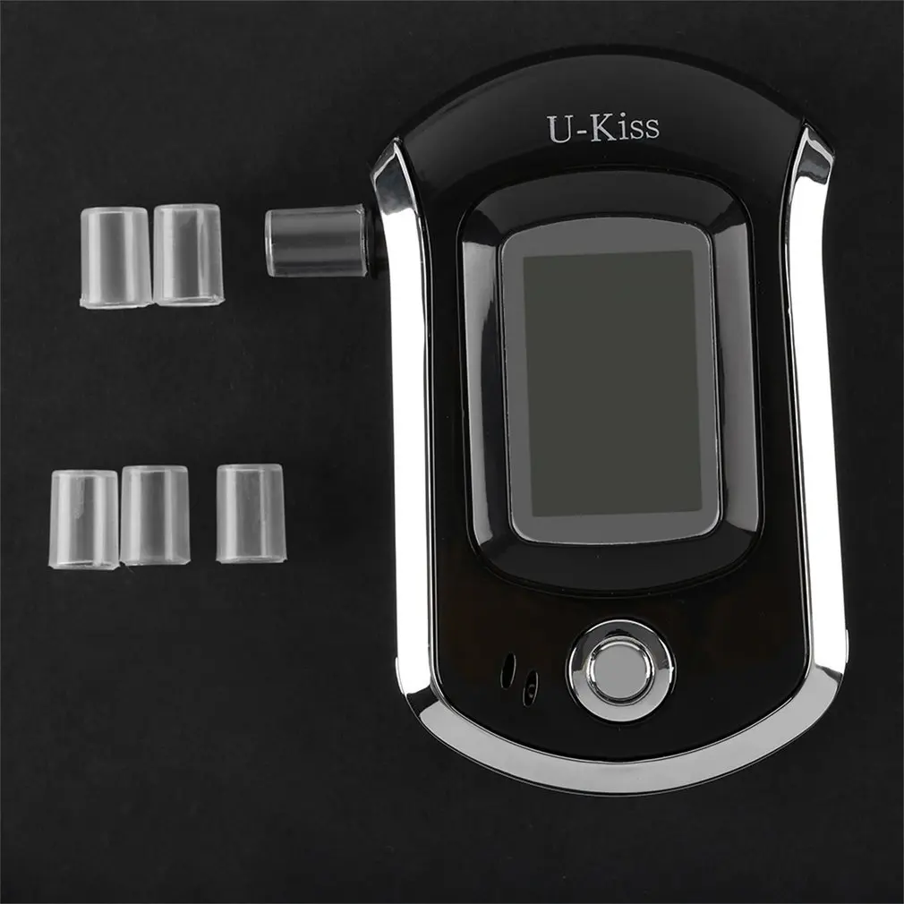 

U-Kiss Professional LCD Screen Display Alcohol Tester Digital Alcohol Detector High Sensitivity Breathalyzer