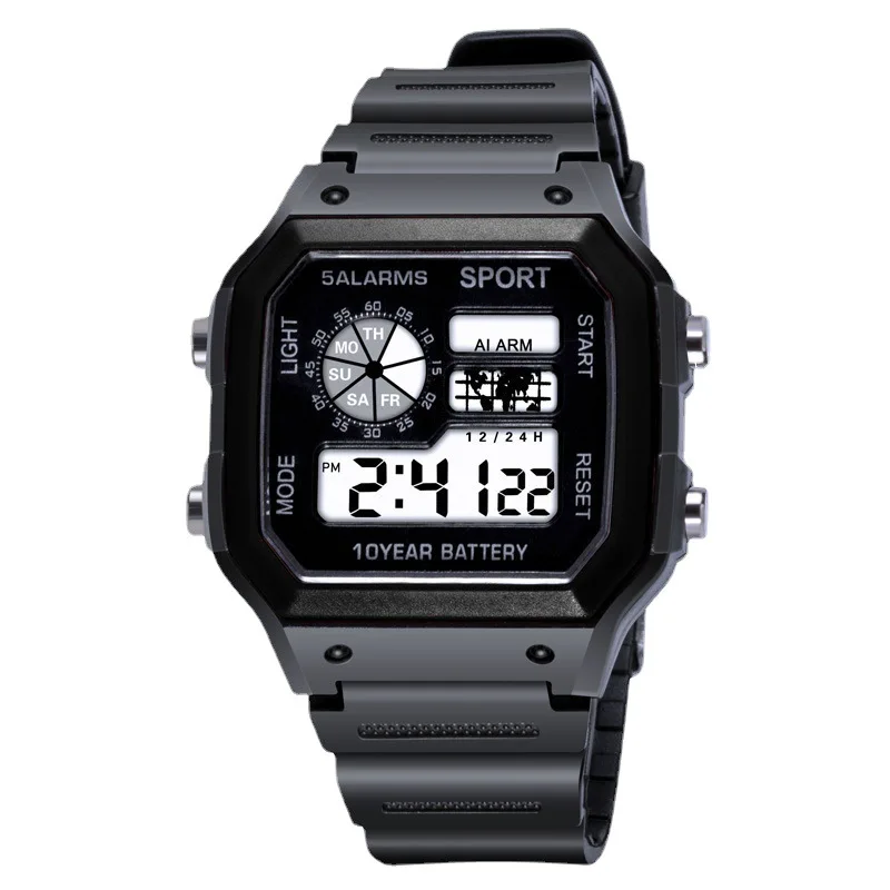 

2022 New Military Digital Watches Men Sports Luminous Chronograph Waterproof Male Electronic Wrist Watches Relogio Masculino