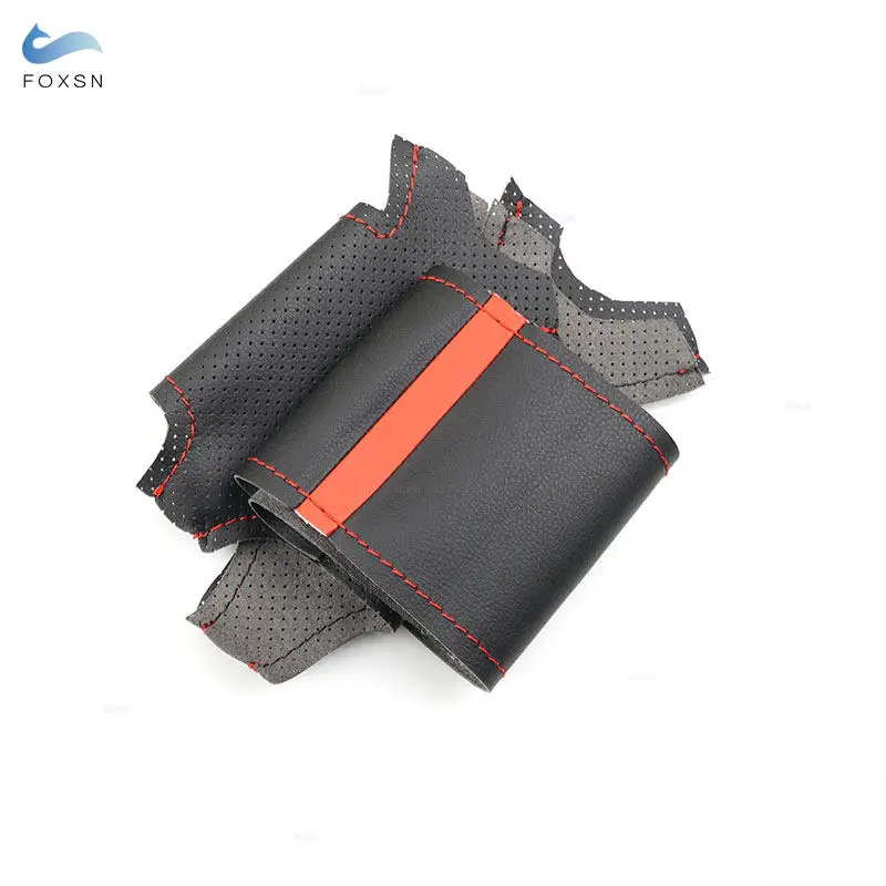 Автомобильный прошитый вручную кожаный чехол на руль для Mercedes Benz W639 Viano Vito 2010-2015