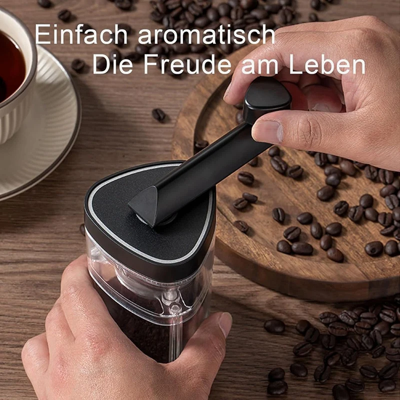 Ручная кофемолка конусная мельница для кофейных зерен и специй регулируемая