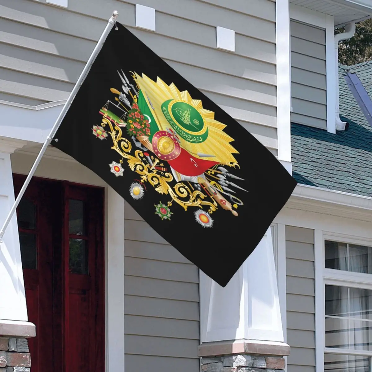 Osmanli Osmaniye оттоманская Империя Полиэстер Печатный Декор баннер флаг