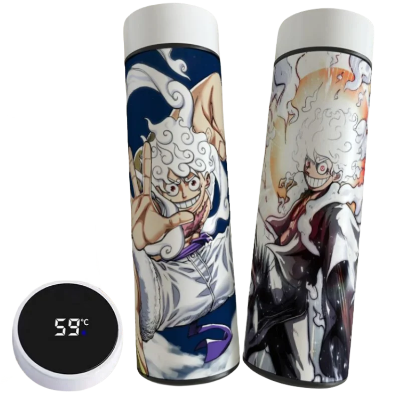 

One Piece Anime Cartoon Nika Intelligent Large-capacity Stainless Steel Portable High-Value Display Temperature Insulation Cup