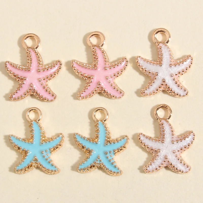 

10 шт., подвеска в виде морской звезды