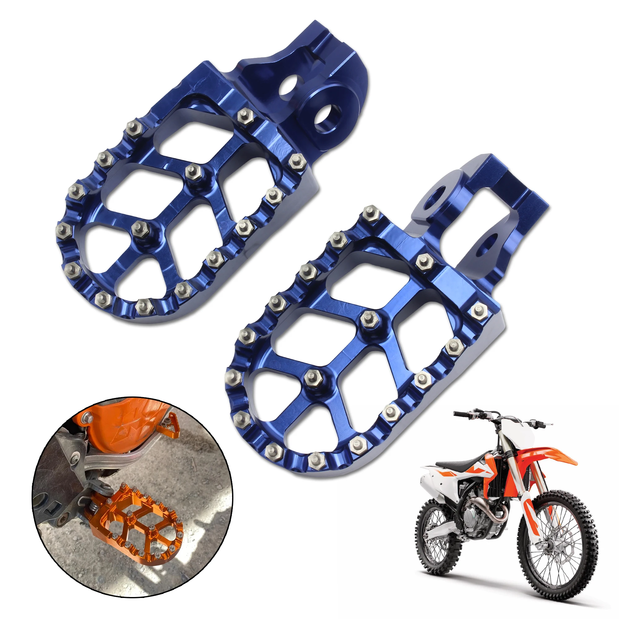 1 Пара мотоциклов Мотоцикл Вездеходы Ступени педали KTM EXC XC SX SXF XCF XCW EXCF 2017 125 - 500
