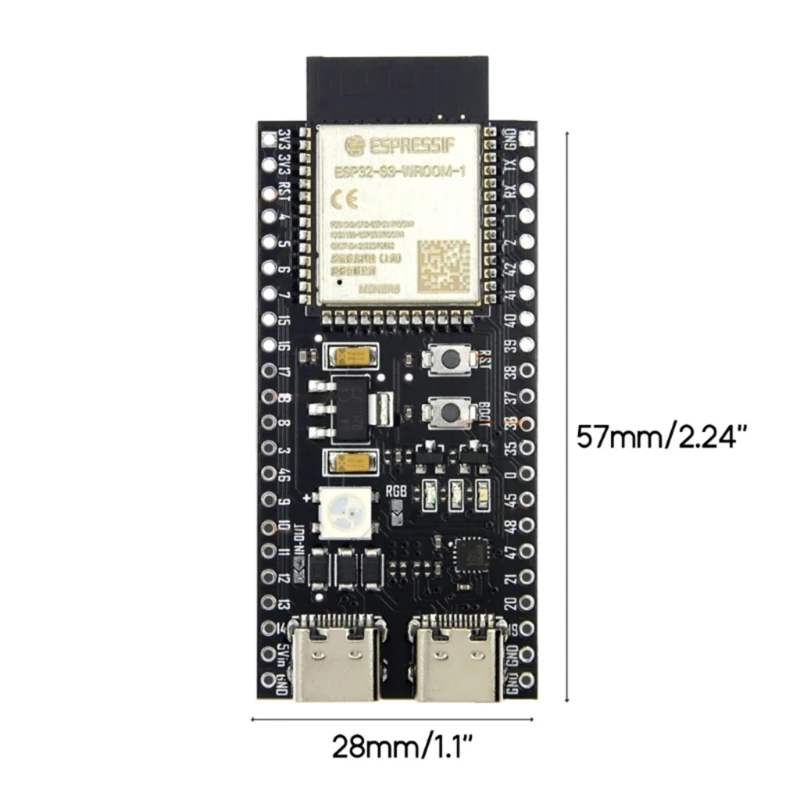 Плата разработки ESP32S3-DevKitC-1 для автоматизации промышленного мониторинга WiFi