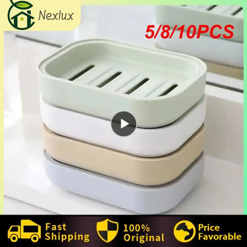 

5/8/10 шт., квадратные столовые приборы для ванной комнаты