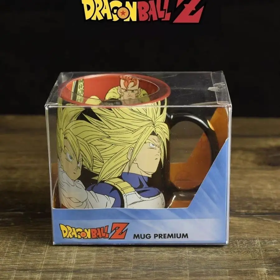Bandai оригинальная кружка Dragon Ball Goku фигурки Vegeta натуральная керамическая чашка для