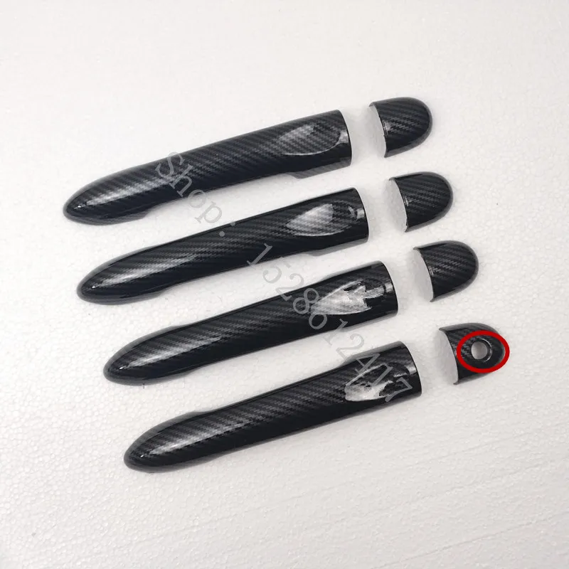 

For Renault Samsung QM3 Captur 2014-2020 ABS Car Stickers Door Handle Cover Trim Styling Accessories Sticker Car Styling