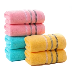 DIMI Hand Shower Towel for Bathroom Washcloth 35x75cm Bath Towel Absorbent Adult Bath Towels Solid Color Soft Face