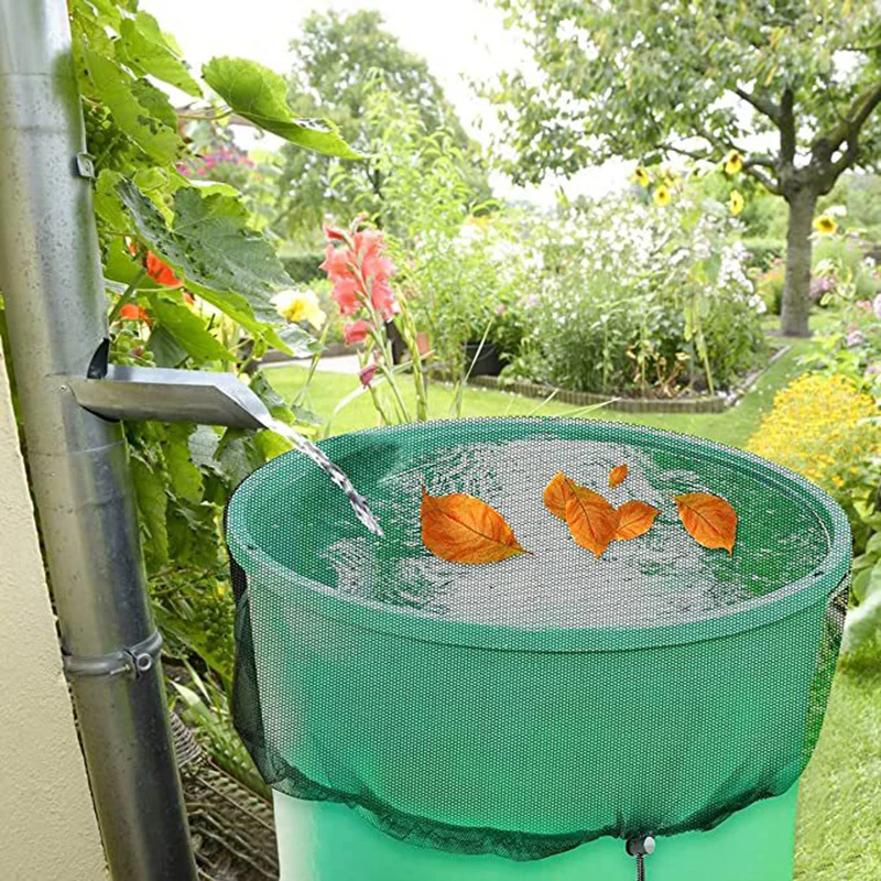 

Сетчатый Чехол, дождь, бочки, ведра для сбора воды, инструмент для сбора капель дождя, защита от комаров