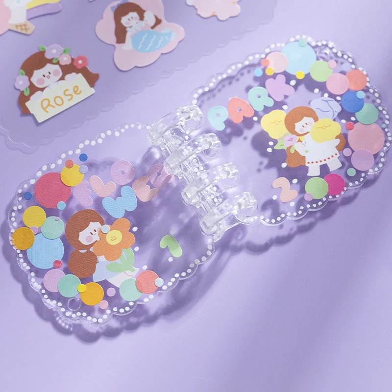 8packs/LOT argo bubble machine series fresh cute lovely creative decoration DIY art paper stickers images - 6