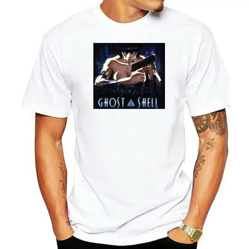 

Section 9 Ghost In The Shell Tshirt Youth Guy Oversize Tees for Men Short Sleeves Discount Branded Merch