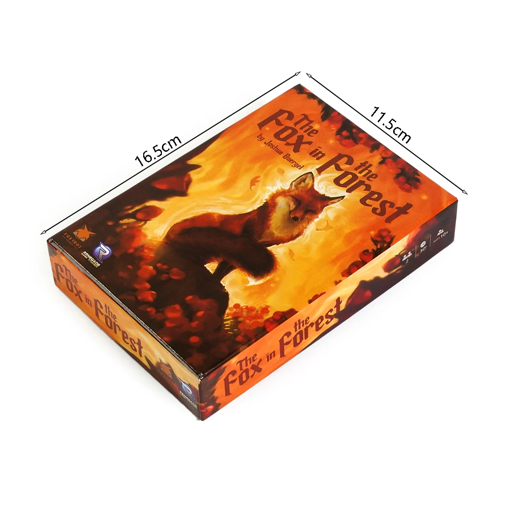 Карточная игра Лиса в лесу 2 иллюстрированные карты английская