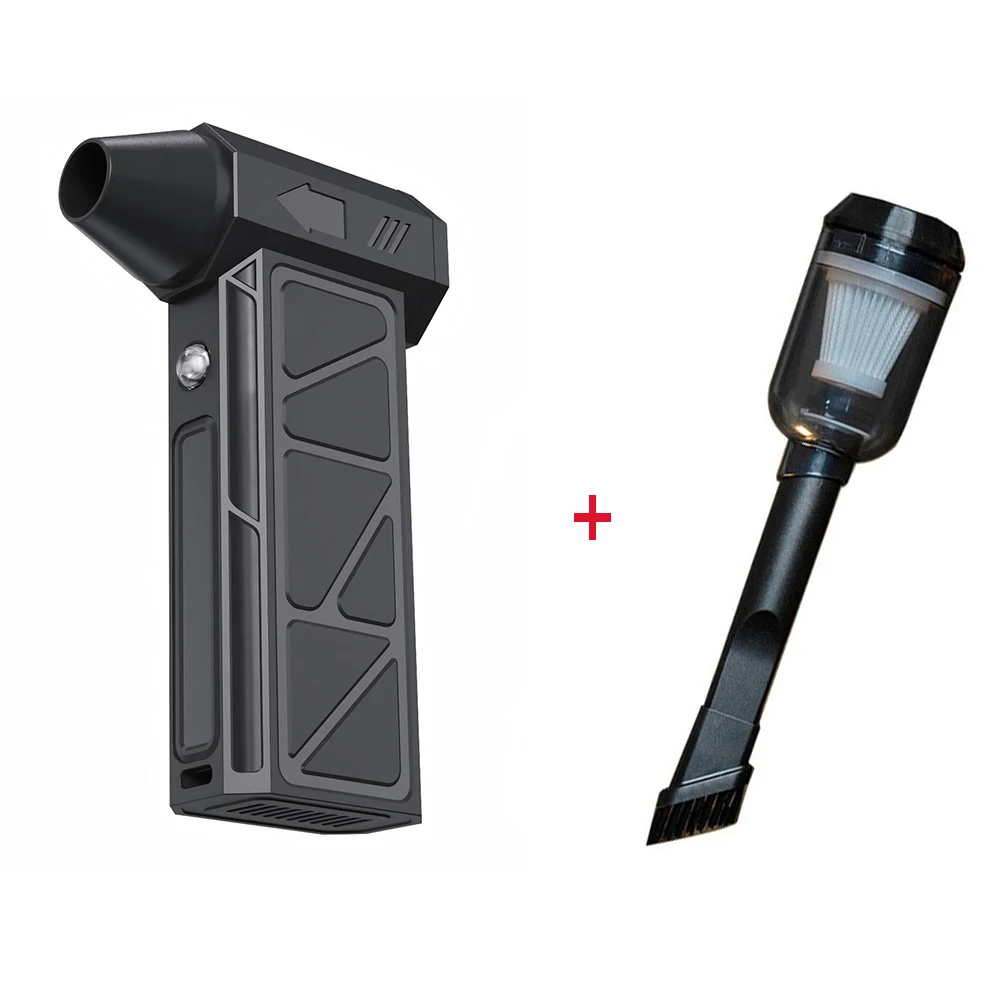 Жестокий вентилятор Мощный воздуходувка Пылесос Тип-C Зарядка Сильный ветер Бесщеточный турбоструйный вентилятор Электрическая воздушная тряпка