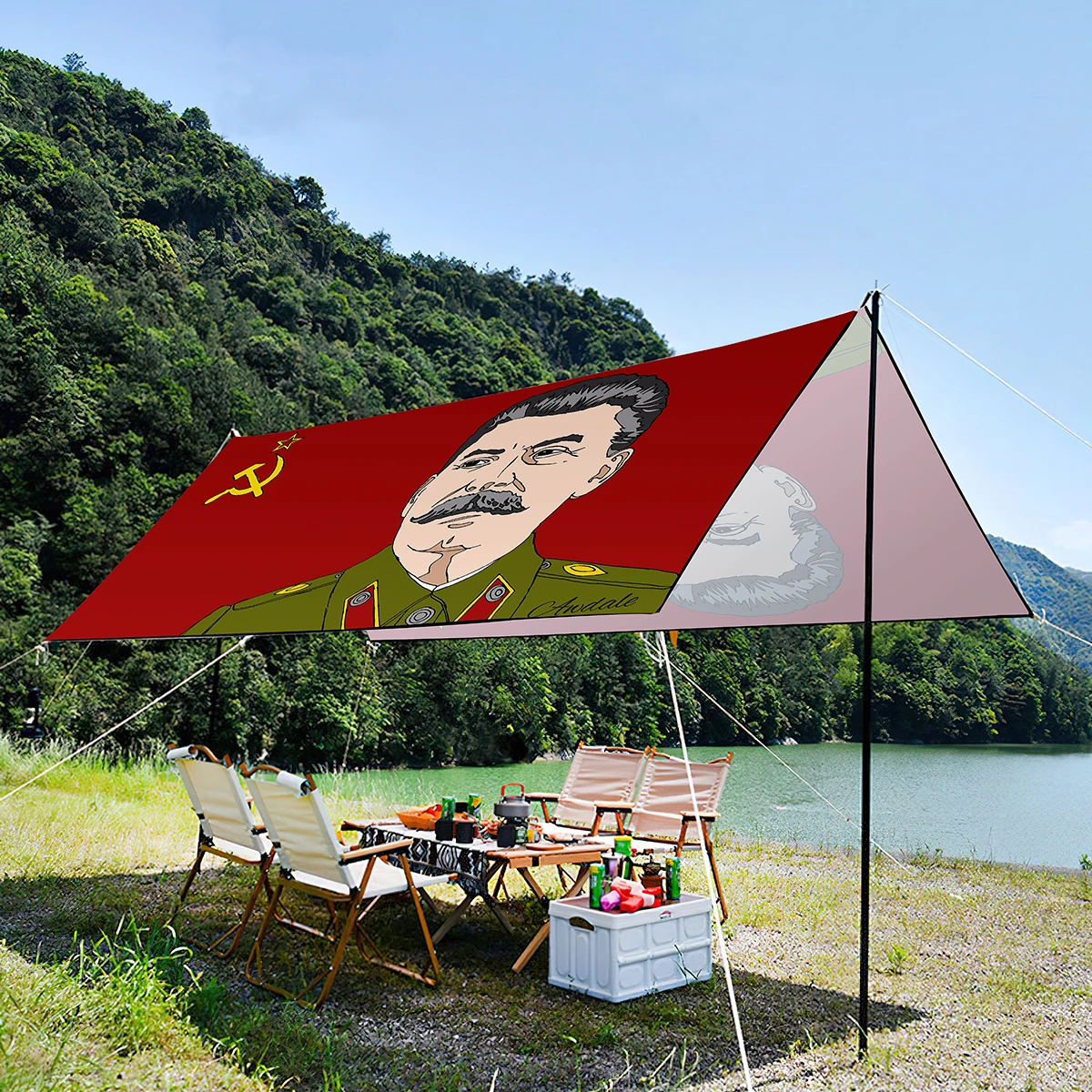 Козырек от солнца CCCP для семейного сада водонепроницаемая УФ-стойкая легкая