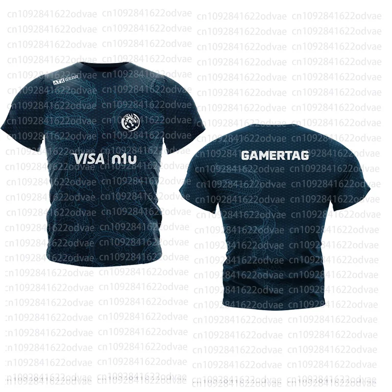 Leviathan 2024 Jersey T-Shirt VCT Aspas Team Valorant Shirt Men's Women's Fan Uniform Game Fans Dragon Pattern Tees