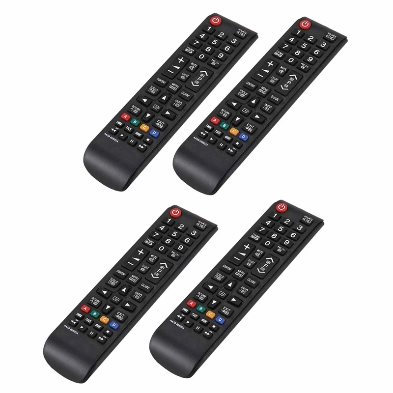 

4X Replacement Remote Control For Samsung HD LED Tvs AA5900602A AA59-00602A