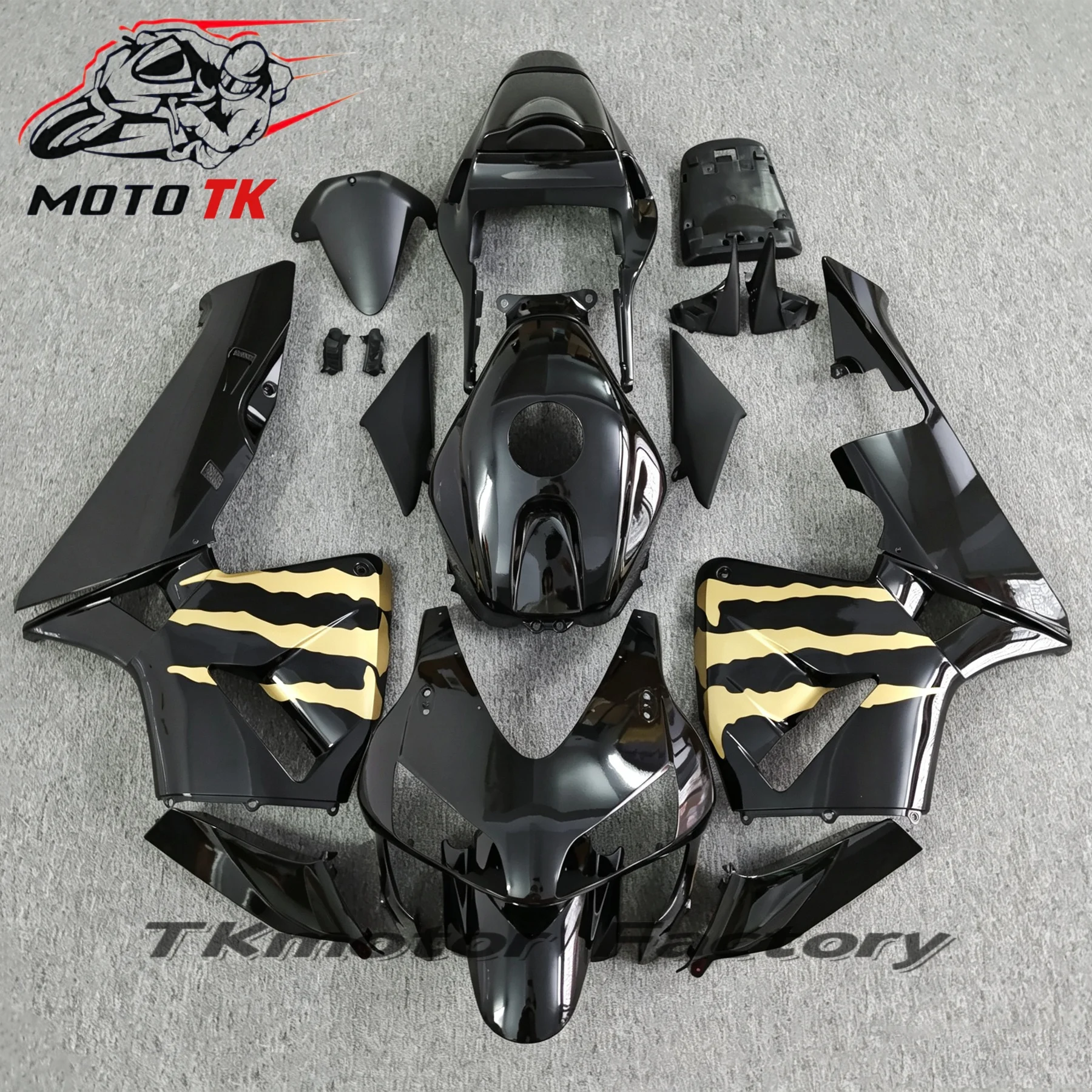 Фото Комплект пластиковых обтекателей для мотоцикла Honda CBR600RR CBR600 RR CBR 600RR f5 2003 2004, полный комплект обшивки, синий цвет №2
