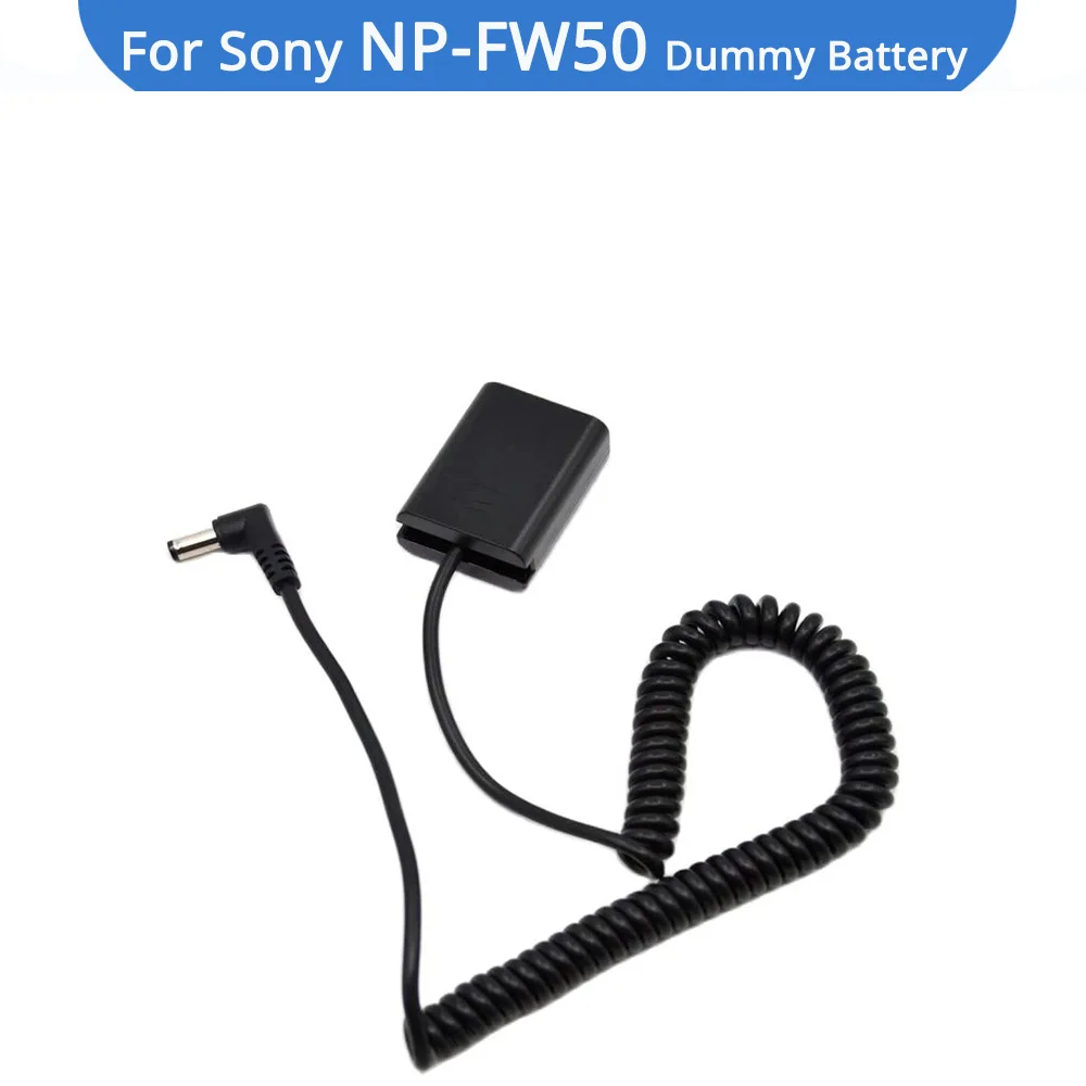 

AC-PW20 Spring DC Coupler NP-FW50 NP FW50 Dummy Battery For Sony ZV-E10 Alpha 7 a7S a7II a7R NEX5 NEX3 A7000 A6500 A6000 Camera