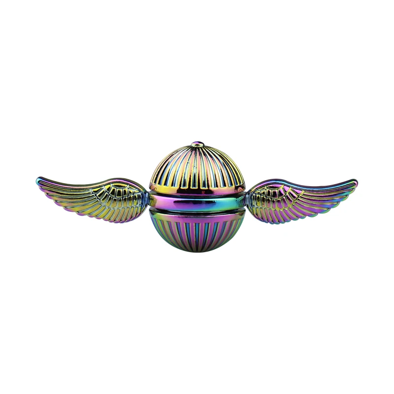 

Golden Snitch Fidget Spinner Fingertip Gyro Wizardry World Stress Anxiety ADHD Relief Fidget Toy Cupid Wings Spinners Rainbow