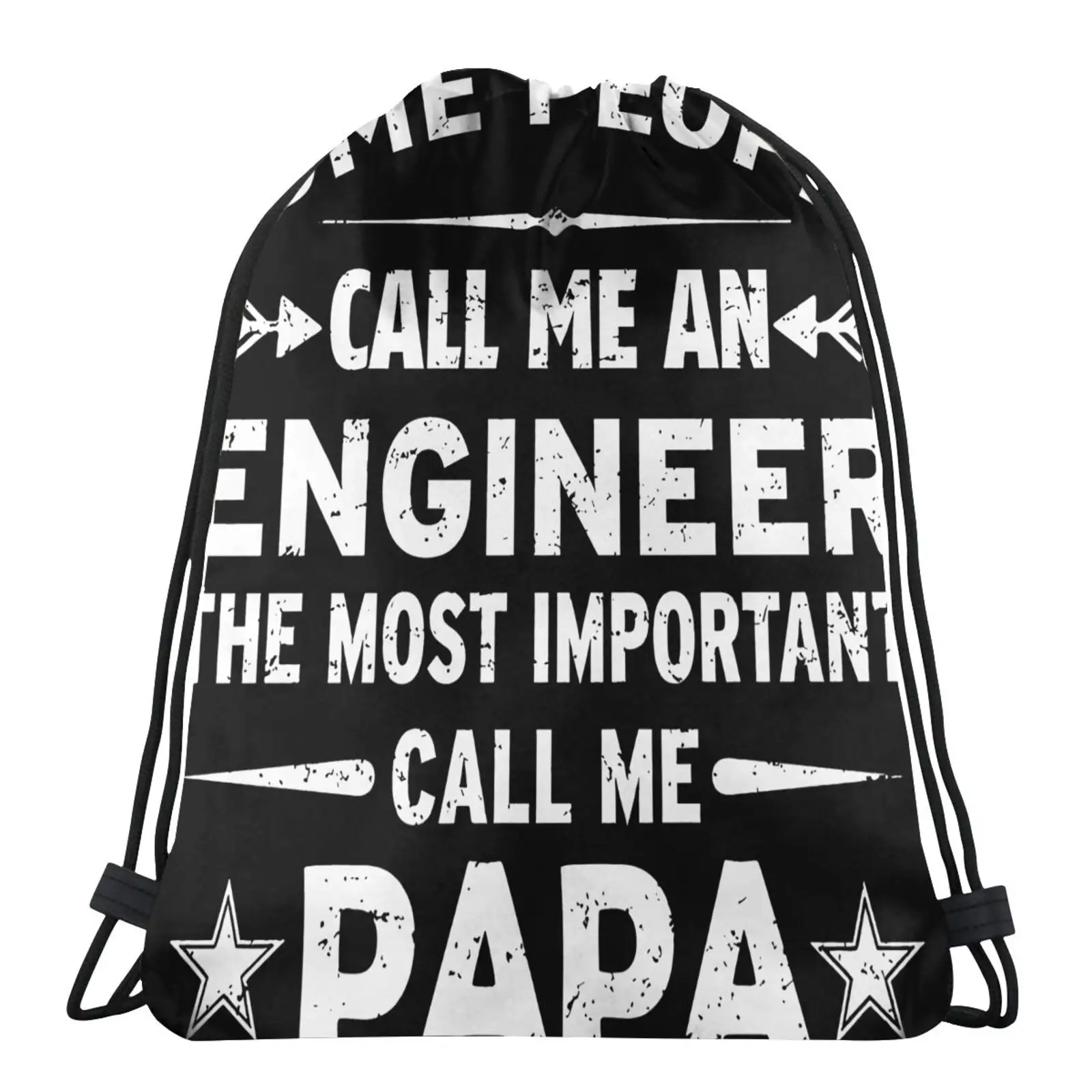 

Engineer Papa Dad Fathers Day Bags For Men Backpacks School Shoe Bag Draw String Bags Gym Bag Children String Bags Packing Bag