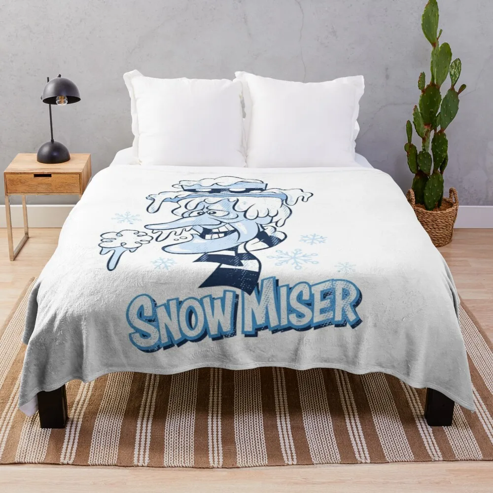 

Snow Miser Throw Blanket Thermal Blankets For Travel Fuzzy Blanket