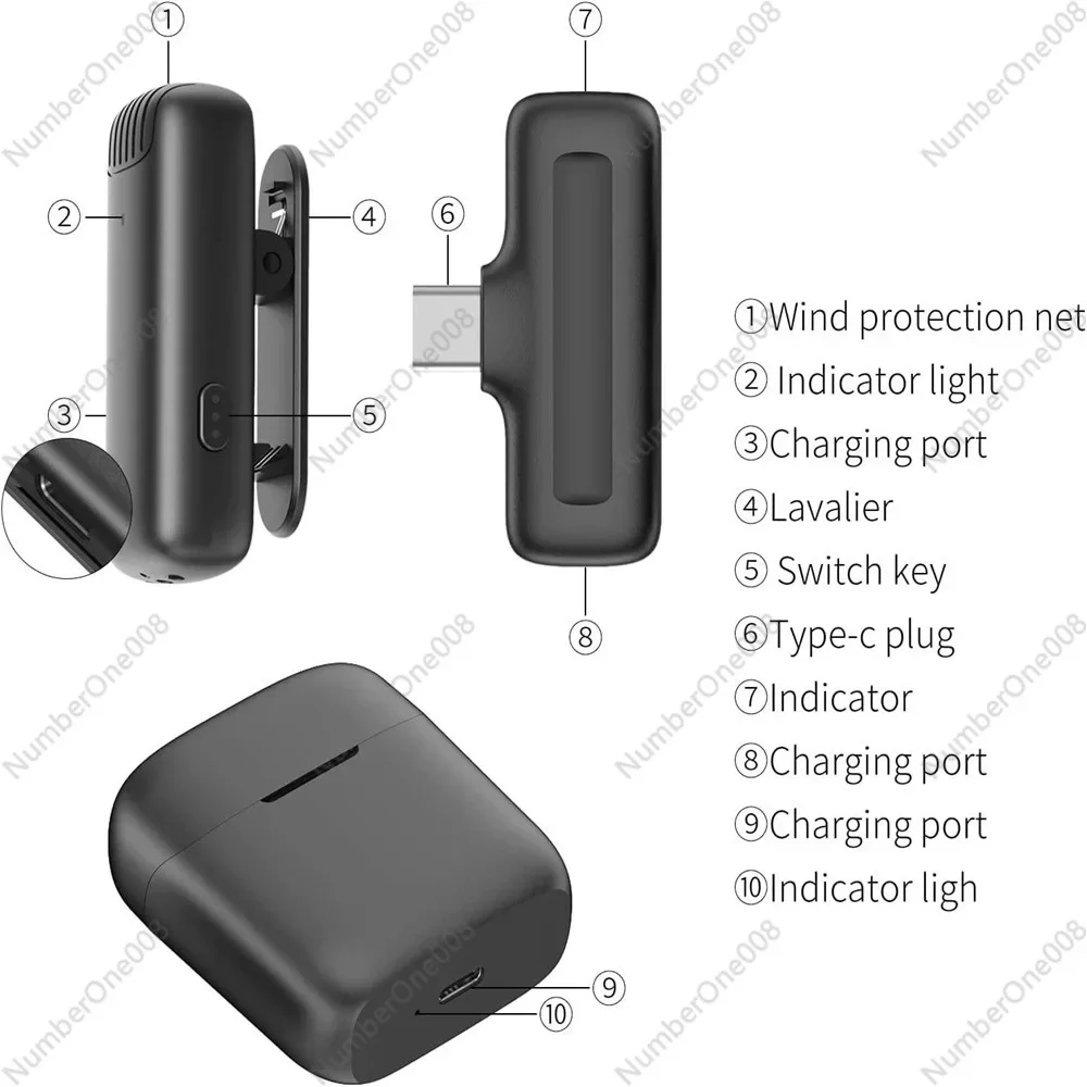 J13 Популярный беспроводной микрофон с ошейником одна поддержка два микрофона Douyin