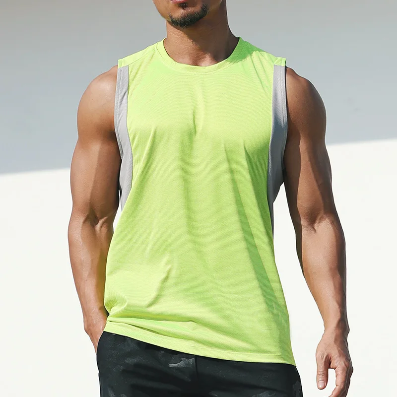 

Summer Quick-drying Sports Vest Men's Running Fitness Basketball Training Loose Quick-drying Sleeveless Marathon Vest Gym Shark