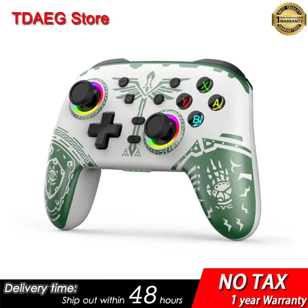

Bluetooth Wireless Switch Gamepads Controller Tears of the Kingdom Style Pro Joystick For NS PC Android V3 IOS Game Device