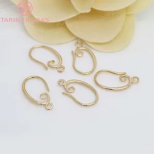 (2399)12 шт. 11x19 мм латунные серьги с покрытием 24-каратным золотом, крючки высокого качества, сделай сам, ювелирные аксессуары