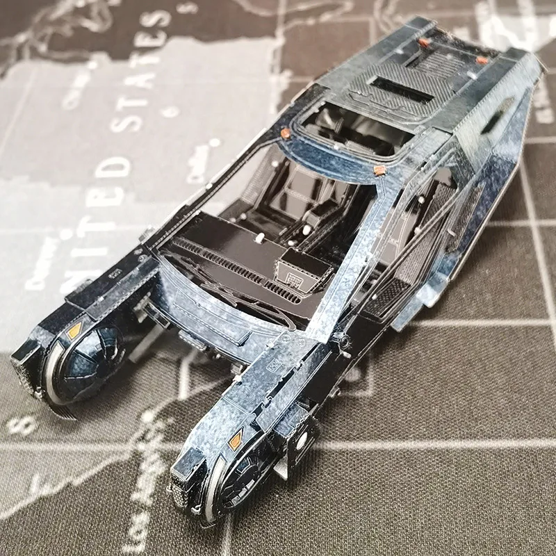 3D металлическая головоломка Сборная модель многоцветные лезвия бегун 2049 будущее концепция супер машина ручная работа модель головоломки наборы игрушки для взрослых