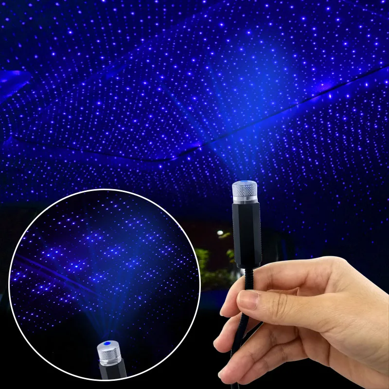 Автомобильные внутренние USB атмосферные светодиодсветодиодный лампы