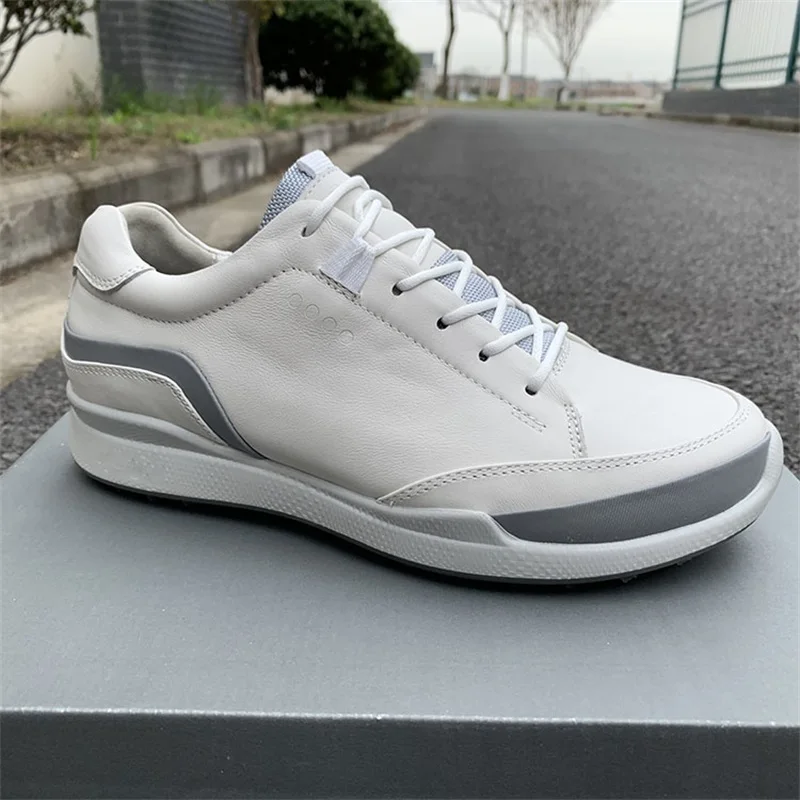 

Мужская обувь из натуральной воловьей кожи для отдыха на открытом воздухе, обувь для гольфа, мужские уличные удобные туфли для гольфа, противоскользящие спортивные тренды