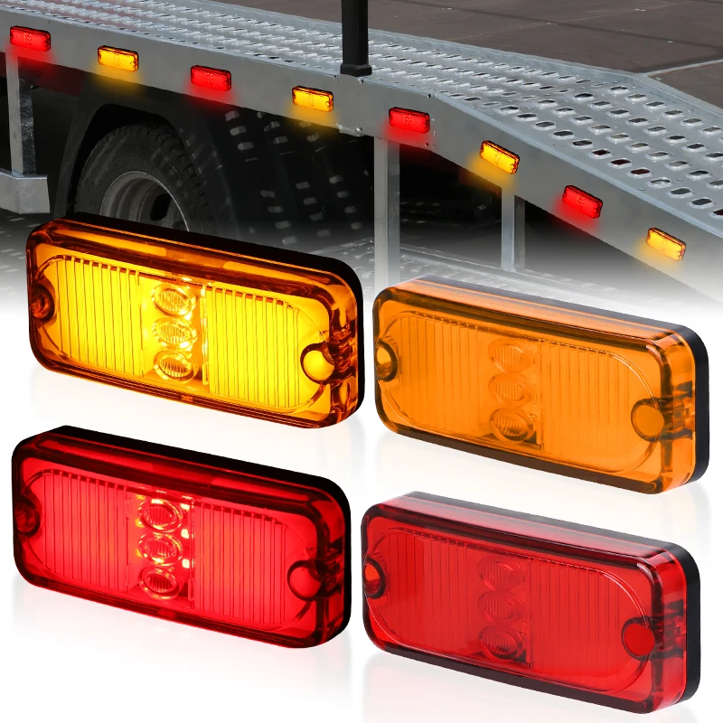 

LED Side Marker Light Rear Stop Brake Lamp Turn Signal Light Reversing Warning Lamp For Car Truck Trailer Lorry Pickup 12V 24V