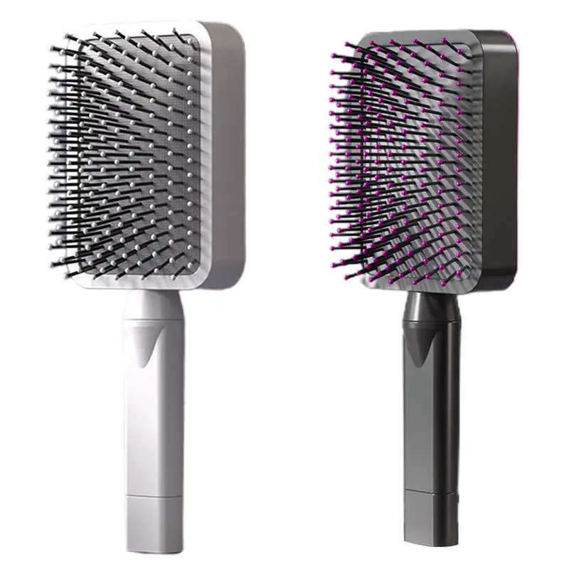 

Лопастная щетка для мужчин и женщин, массажная Расческа с подставкой для чистки волос