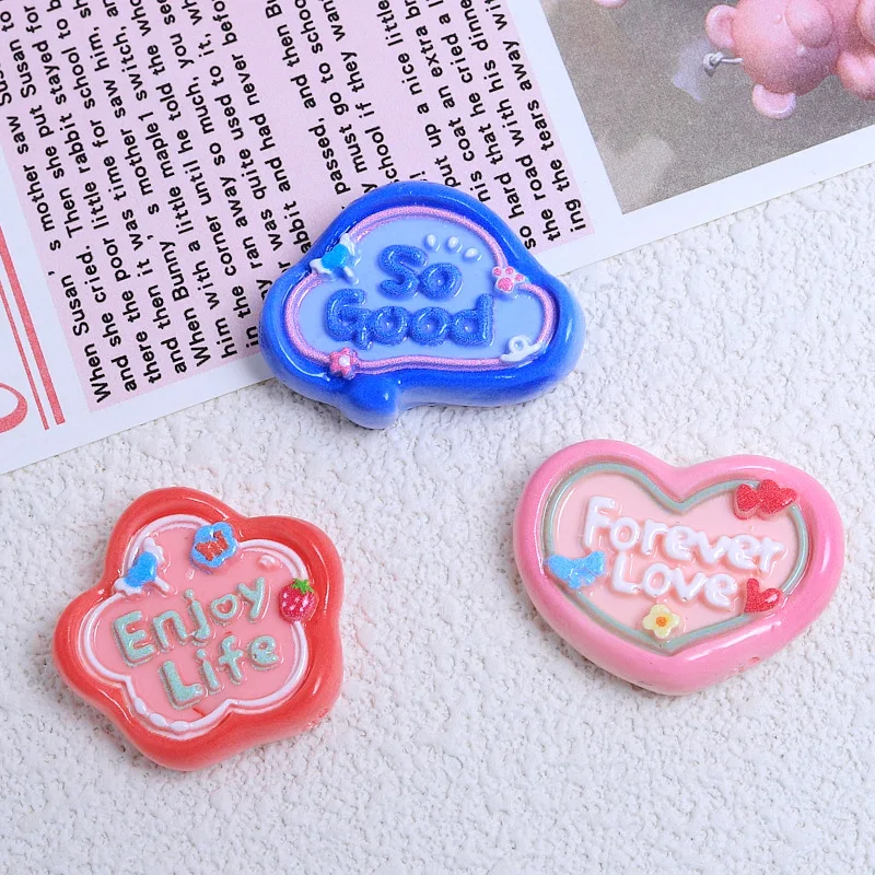 100 шт. милые пластиковые аксессуары для скрапбукинга