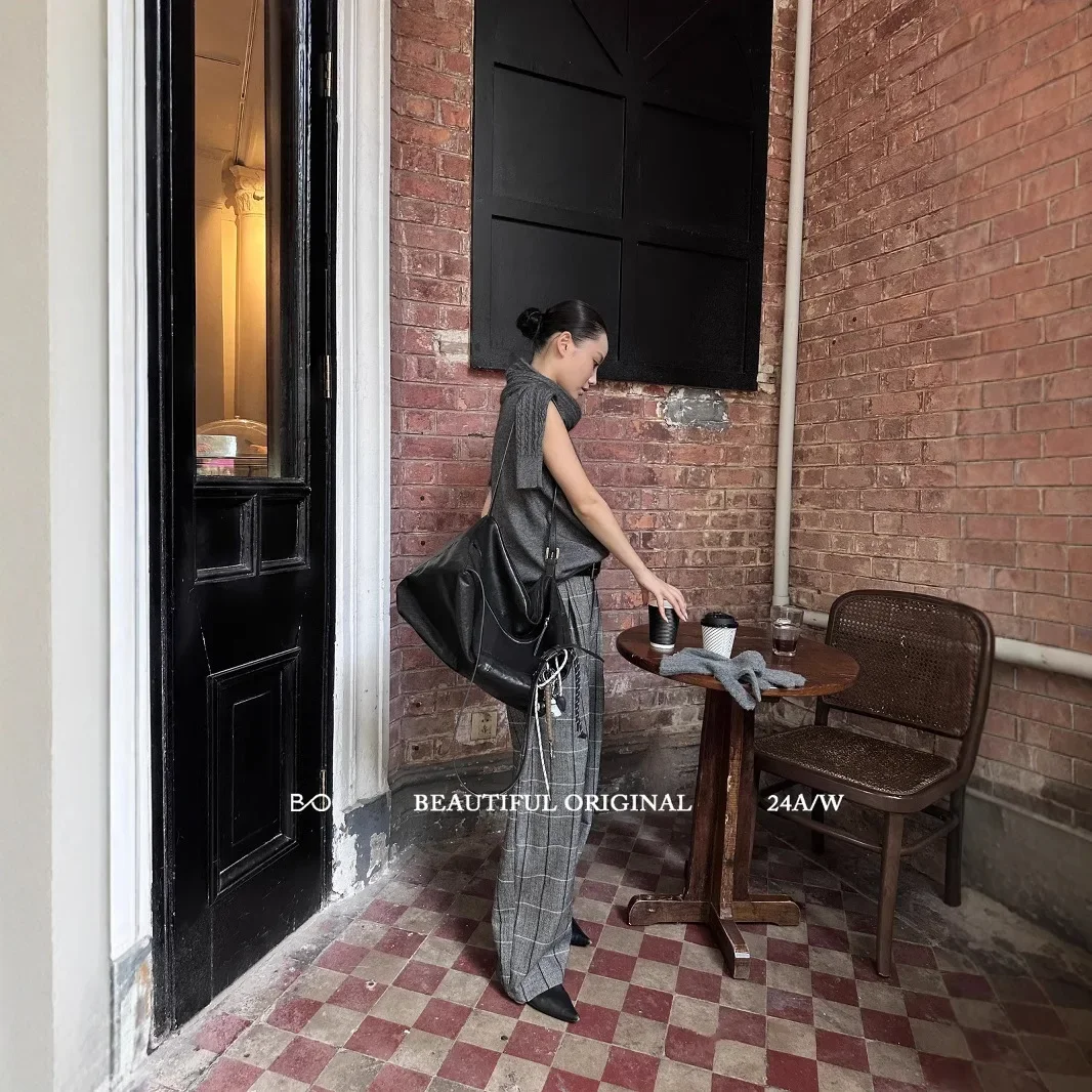 Модный повседневный универсальный теплый свитер из меха енота дизайн толстая