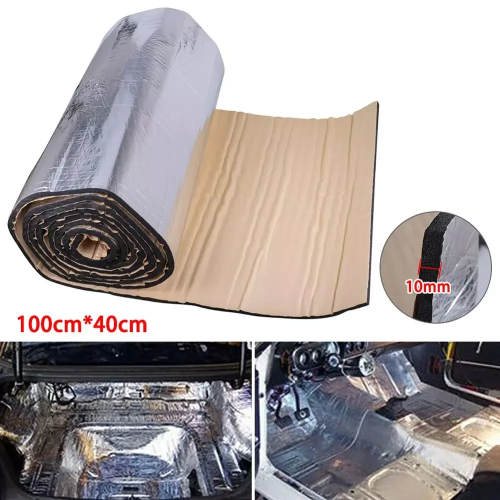 

10mm Car Truck Firewall Heat Sound Deadener Insulation Mat Noise Insulation aislante termico Car Heat Sound Thermal Proofing Pad