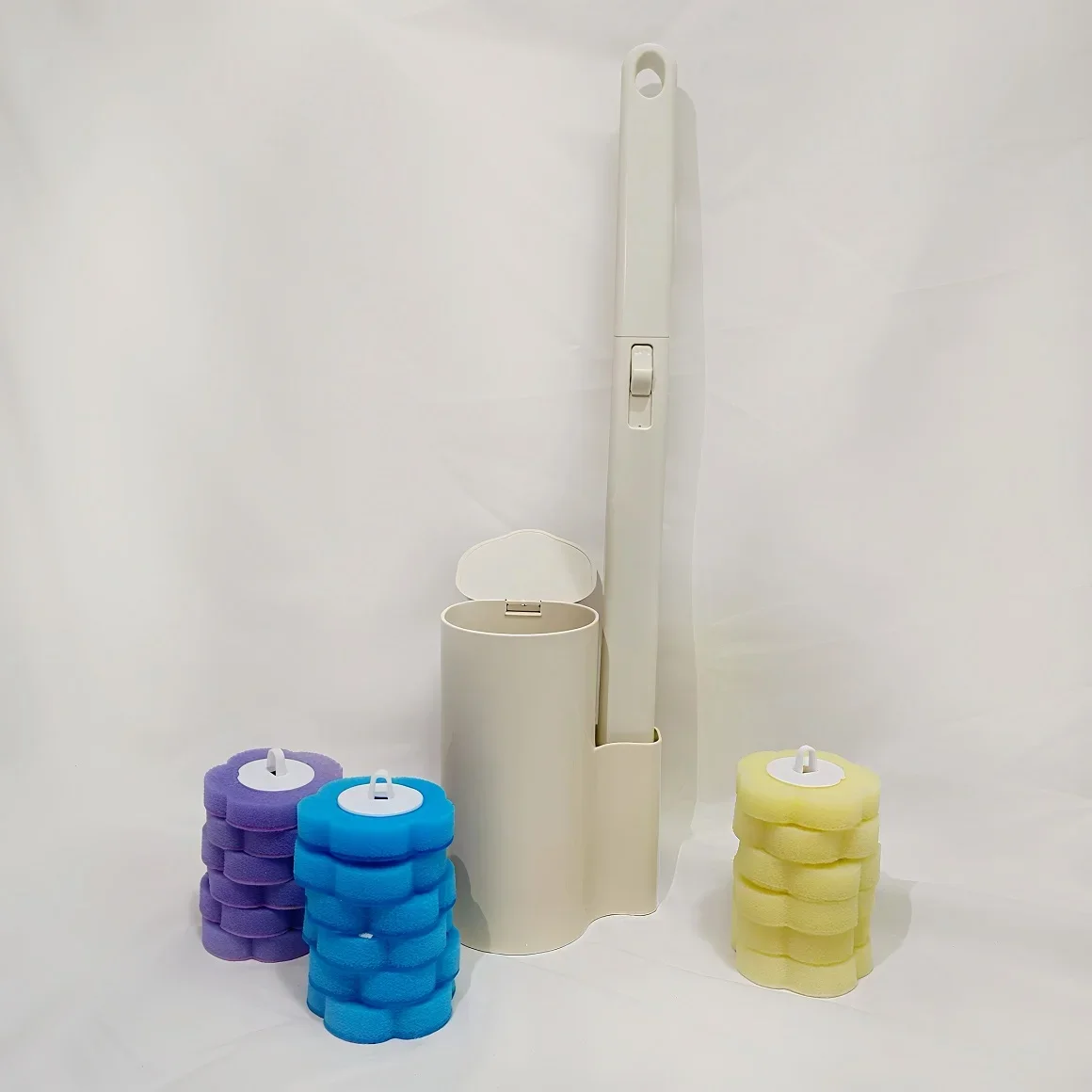 

Набор щеток для унитаза в ванной комнате, инструмент для чистки с длинной ручкой, одноразовая сменная насадка для унитаза, стерильная насадка для чистящей щетки