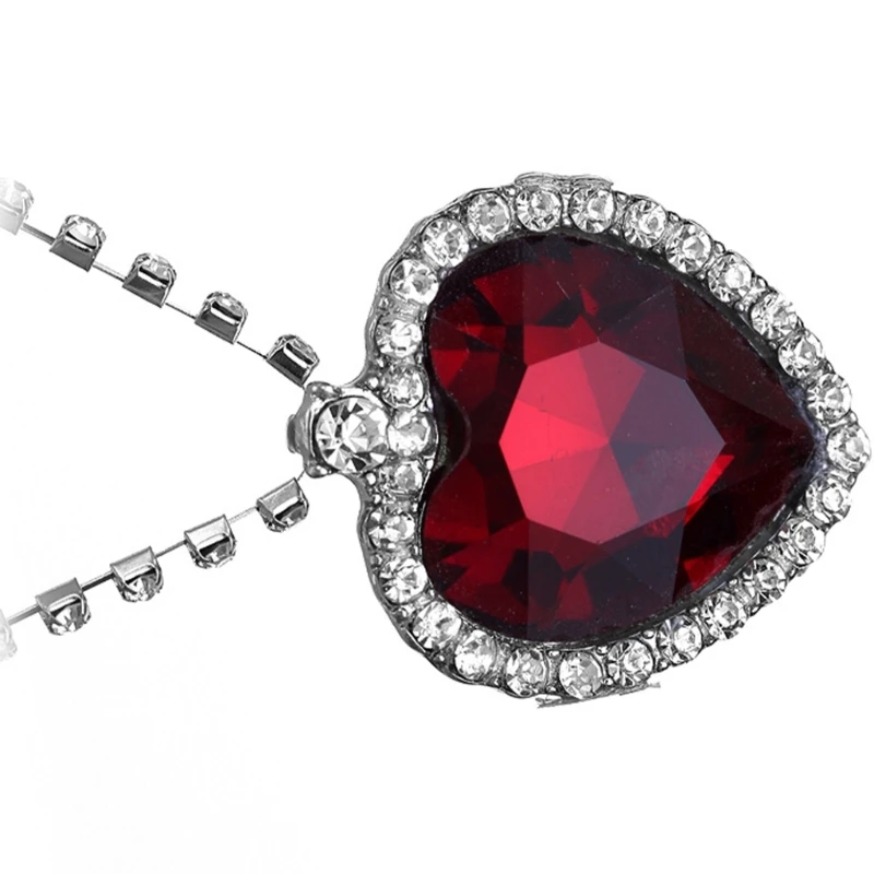 Современное ожерелье с подвеской эффектная цепочка для свитера со стразами