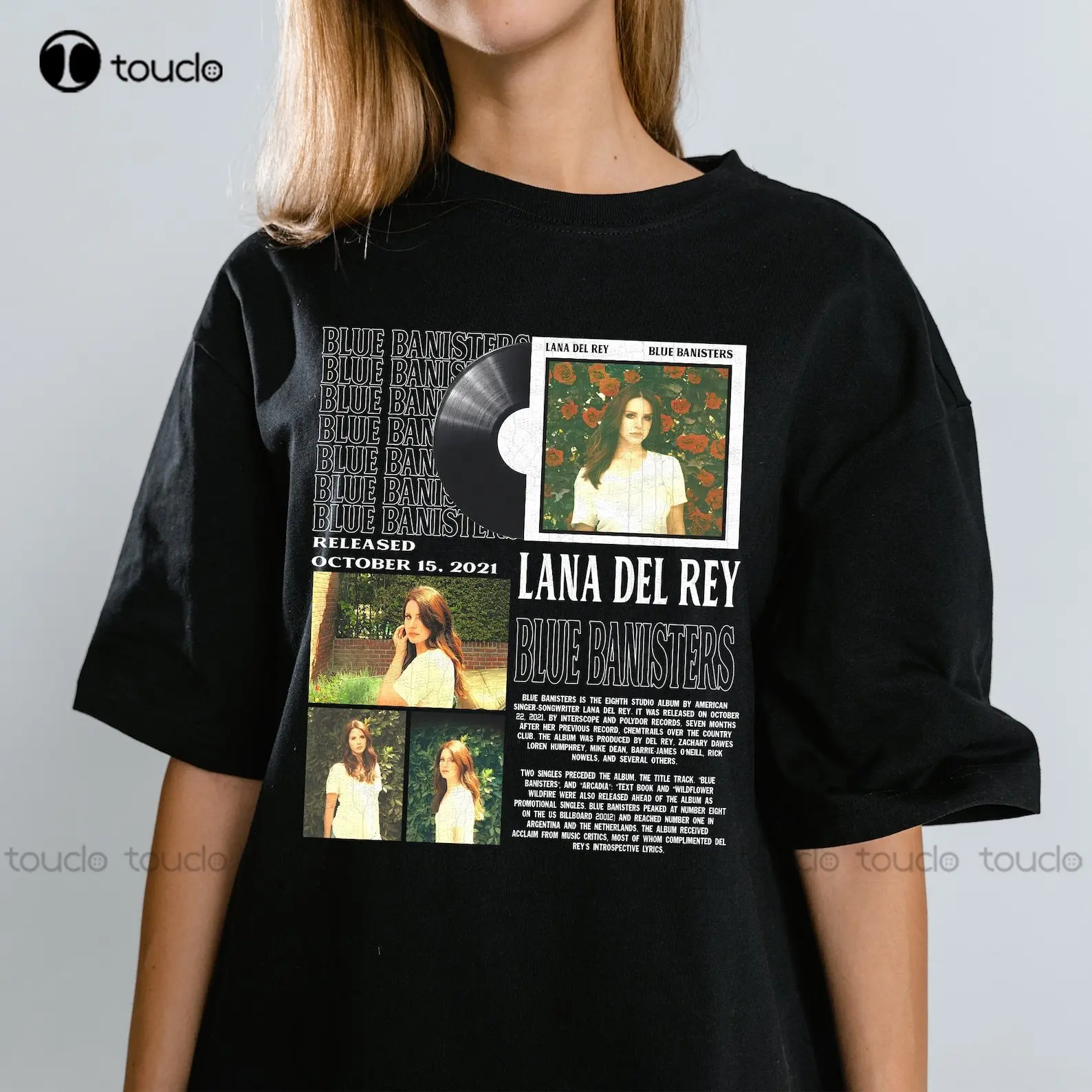 

Винтажная Футболка Лана Дель Рей, голубая рубашка с принтом дедушки, рубашка с круглым вырезом, уличная одежда, большой размер, индивидуальный подарок, футболка с рисунком