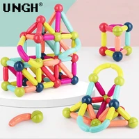 ungh diy magnetic building blocks set kids early learning construction toy magnet sticks balls assembly game for children