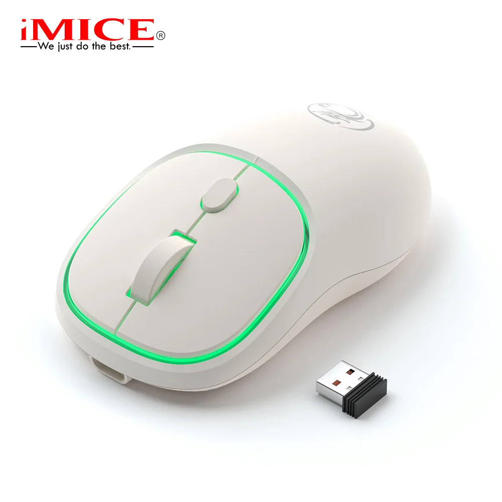 

Геймерская Беспроводная Бесшумная мышь 1600 DPI для MacBook, планшета, компьютера, ноутбука, ПК, мыши, bluetooth, перезаряжаемая мышь 2,4G